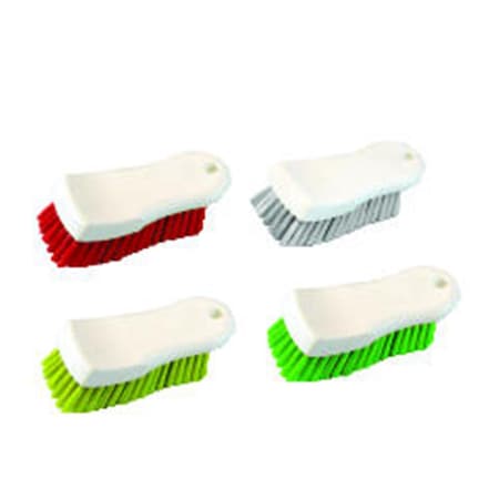 Pinpoint Polypropylene Scrub Brush - White - 6 in. PI3578410